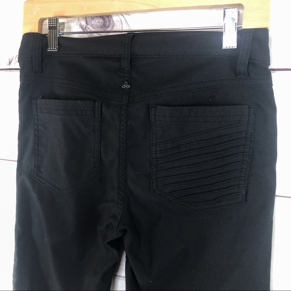 Prana Black Skinny Moto Pants - Picture 8 of 16